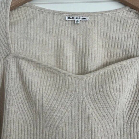 Reformation Glenna Cashmere Sweater Size Small - Picture 3 of 4